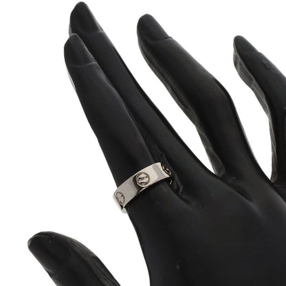 Cartier Love Ring #50 Ring - 18K White Gold Ladies