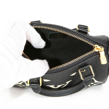 Louis Vuitton Shoulder Bag Nano Speedy Noir Black