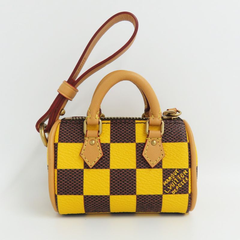 Louis Vuitton Pouch Damier Pop Mini Speedy M01694 Yellow - Gdhardware