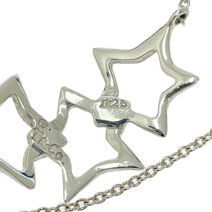 Tiffany & Co Silver Triple Star Necklace 2.2g 925 Engraved 426826 Necklace