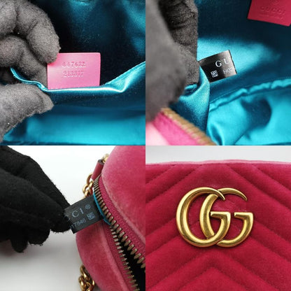 Guccigg Marmont Red Velour 447632 H025917846