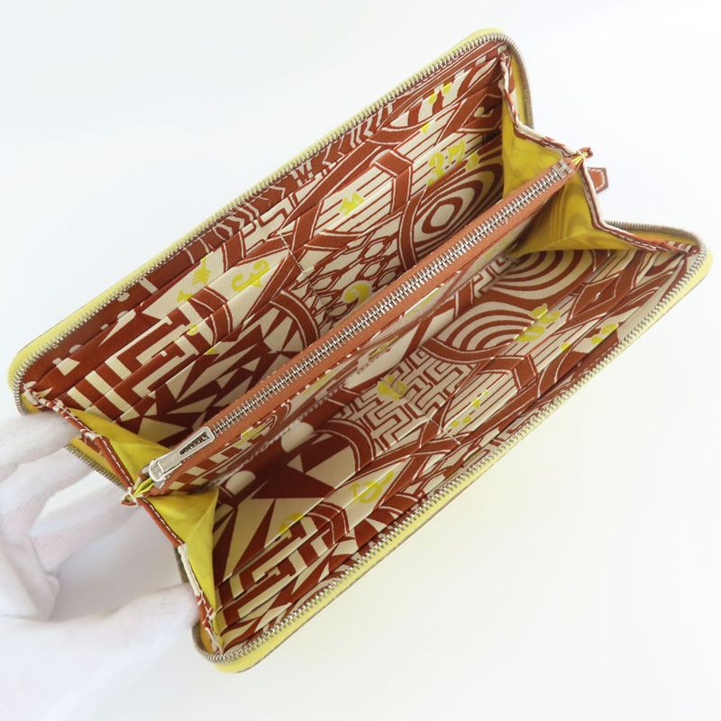 Hermes Azap Long Silk-in Round Zipper - Long Wallet Epson D Engraved