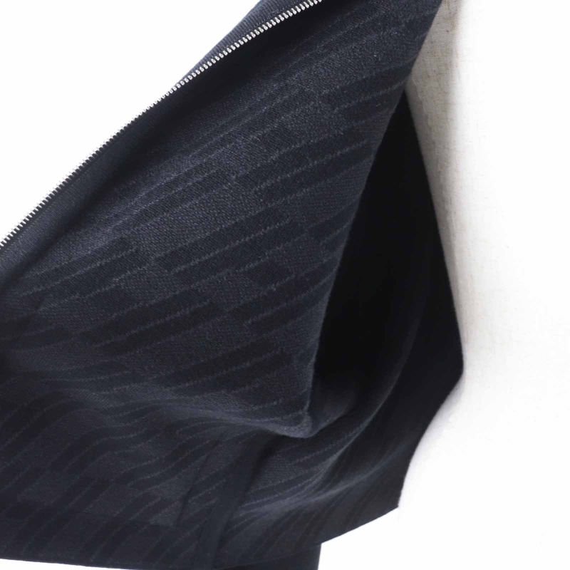 Hermes 23AW 3h2200d2 Wool Cashmere Silver Hardware Lining H Pattern Zip Up