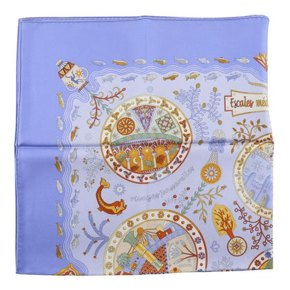 Hermes Carré 90 Mediterranean Port Town Silk Women's Scarf