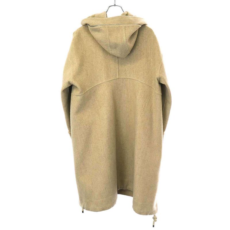 Celine by Phoebe Philo Wool Cashmere Hooded Coat 2 8p17 5955 Beige 34