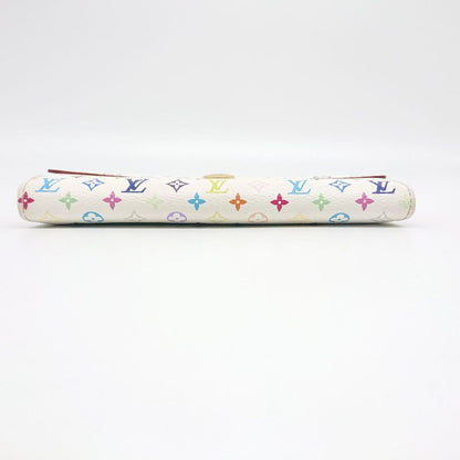 Louis Vuitton Sarah Bron Multicolor Beige Long Wallet Foldable Wallet Box/storag