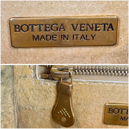 Bottega Veneta Mini Shoulder Bag Tassel Fringe Intrecciato Leather Black