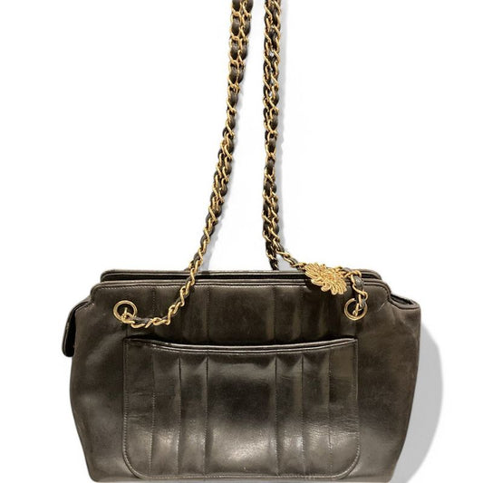 Chanel ⑤ 3249837 Coco Mark Leather Shoulder Bag With Charm Ladies Brown -