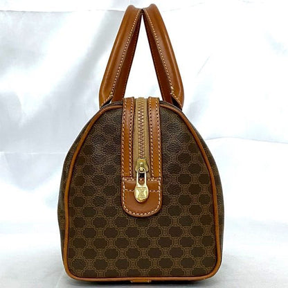 Celine Mini Boston Bag Brown Signature M08 Excellent Condition