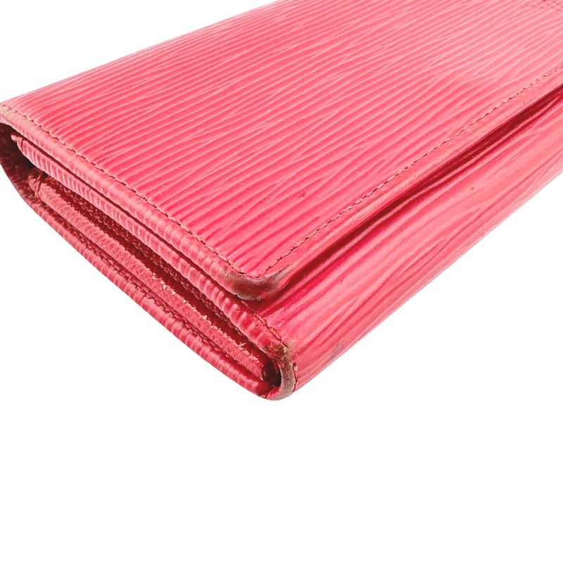 Louis Vuitton M63507 Epi Wallet Porte Monnaie Vie Trésor Bifold Wallet Louis