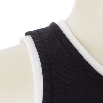 Chanel Cotton No5 Tank Top Sleeveless Top P70680 Black 34