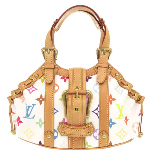 Louis Vuitton Theda PM Monogram Multicolor Bron M92348 Handbag LV 1372 Louis