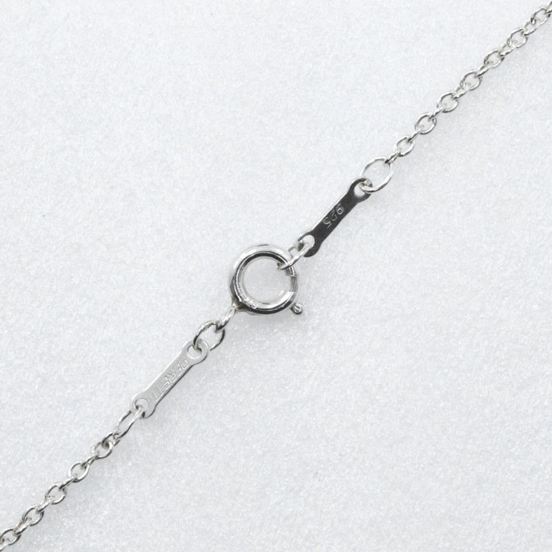 Tiffany & Co Open Heart Elsa Peretti 925 Silver Ladies 4.8g Necklace