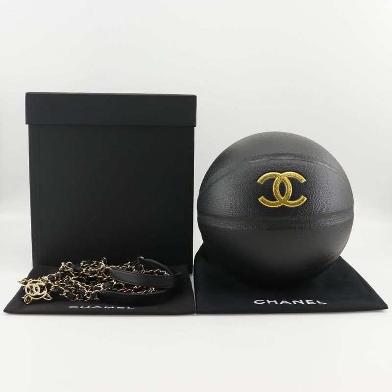 Chanel Basketball Black Rubber Black/gold _ Miscellaneous