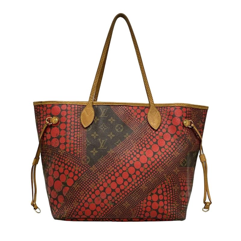 Louis Vuitton Tote Bag Louis Vuitton X Yayoi Kusama Neverfull MM M40686 Rouge