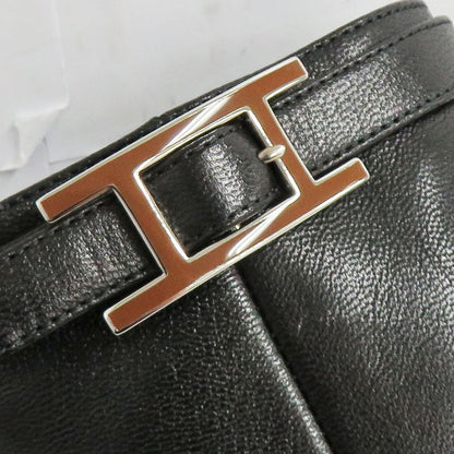 Hermes Blanche Shorts 38 24.5cm (9.65in) Hhardware Black Silver