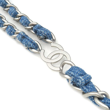 Chanel Backpack Daypack Chanel 22 Backpack Sac Denim Blue Matte Silver Hardware