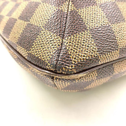 Louis Vuitton Musette Damier Ebene Damier Ebene Leather × PVC Brown Shoulder