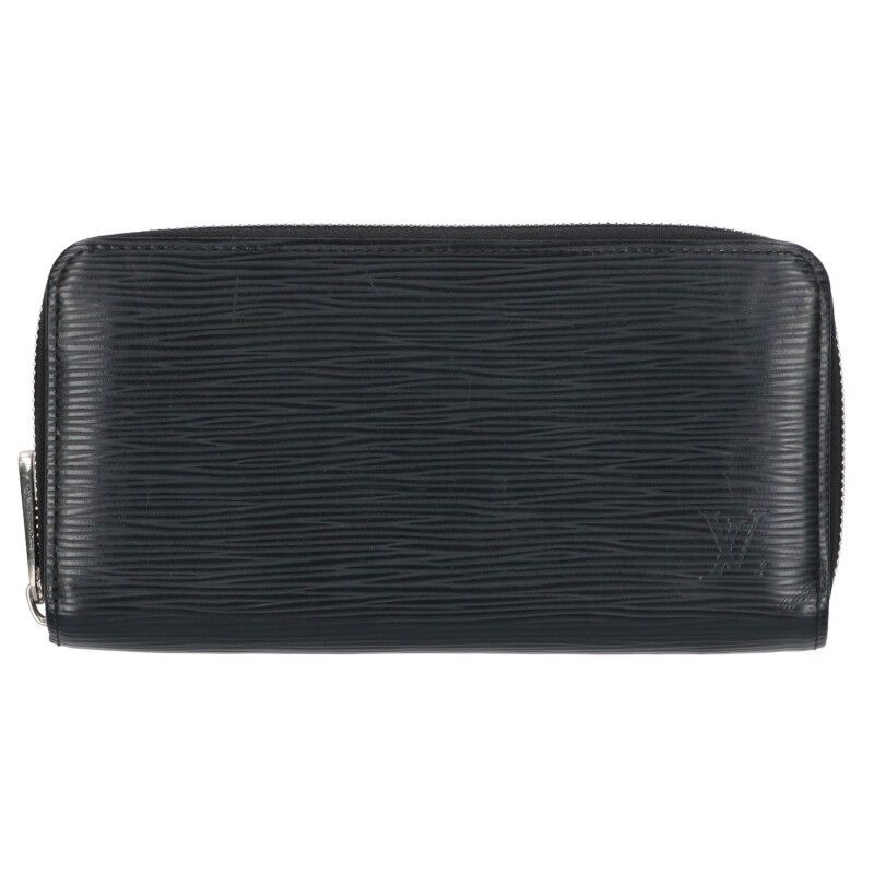 Louis Vuitton M61857 Zippy Wallet Epi Noir Black Long Wallet For Men