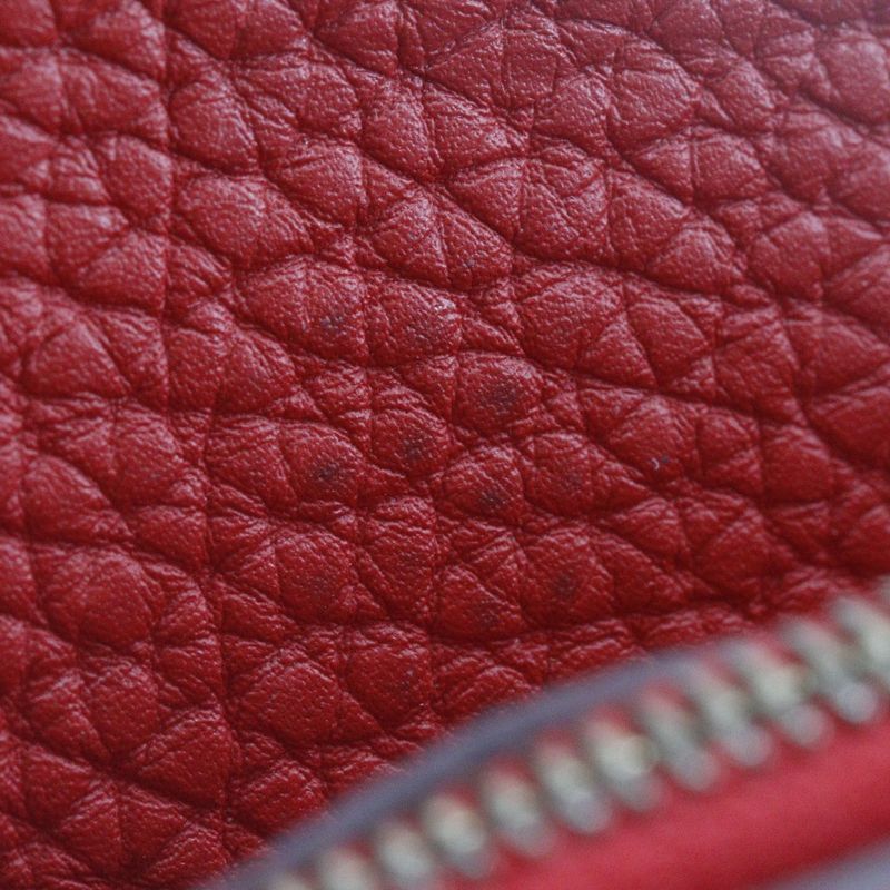 Hermes Dogon Togo Red/gold Hardware □P Ladies Long Wallet