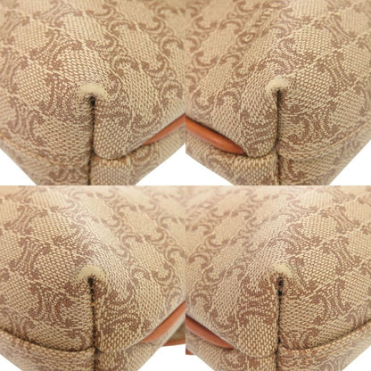 Celine Macadam Pvc/leather Beige Shoulder Bag 0023 Celine