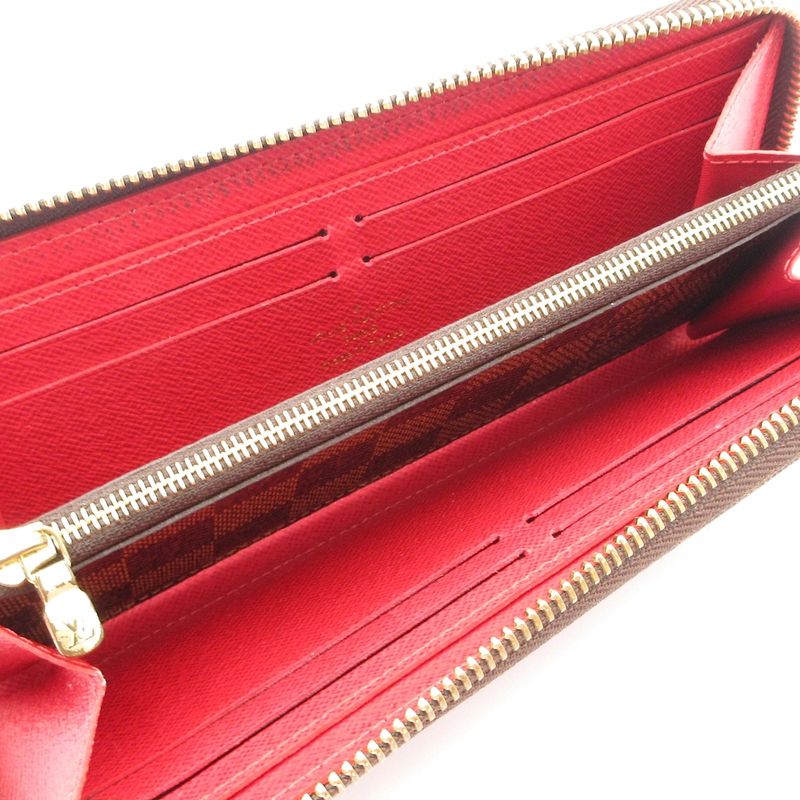 Louis Vuitton Damier Portefeuille Cles Mance N60534 Slize Long Wallet