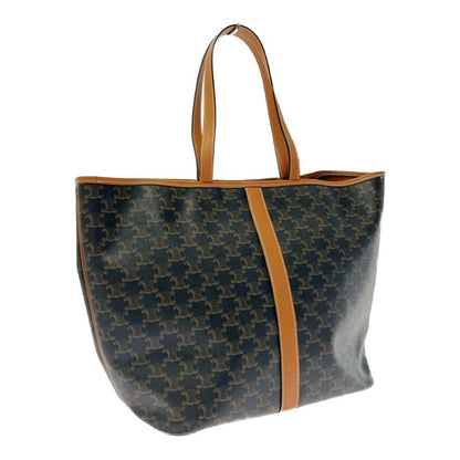 Celine Triomphe Canvas Medium Cabas Shoulder Bag Brown 408582 Shoulder Bag