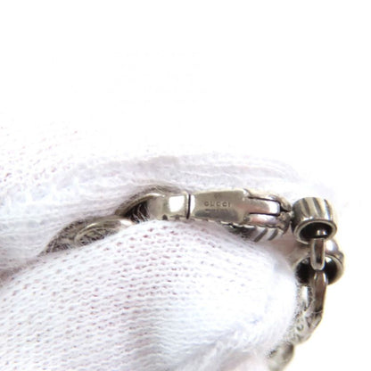 Gucci 524890 Interlocking G Arabesque Long Chain Necklace Ag925 Silver With Box