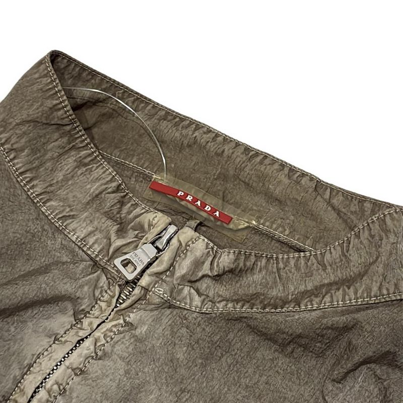 Prada Sport Blouson Size 50 M Men - Gray-beige Long Sleeves Zip-up Spring/fall