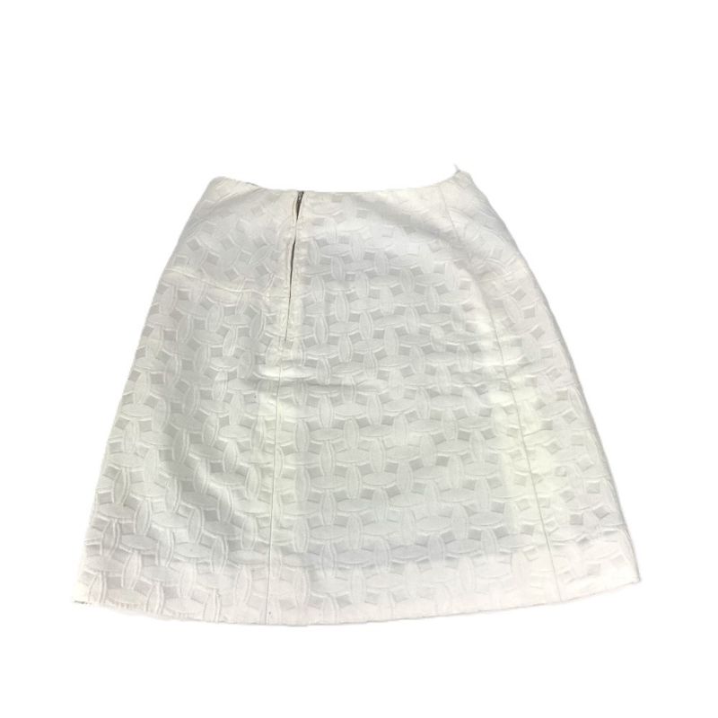 Louis Vuitton Skirt Monogram Logo Cotton White