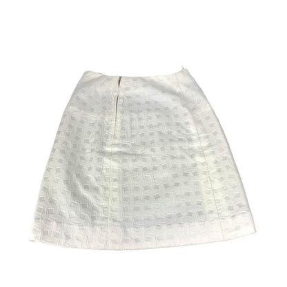 Louis Vuitton Skirt Monogram Logo Cotton White