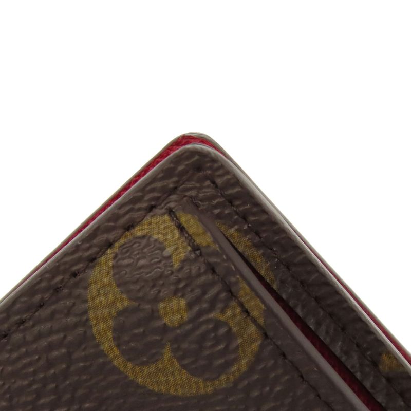 Louis Vuitton M93802 Porte Feuille Marie Card Case Monogram Canvas Women