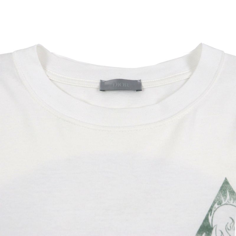  DIOR Homme 23SS 393j675a0817 Printed Sweat Shirt 100% Cotton Slub Cotton