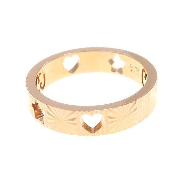 Gucci Iconic Ring / Heart & Star #10 (size Approx 95 Approx) [none Fee Gift