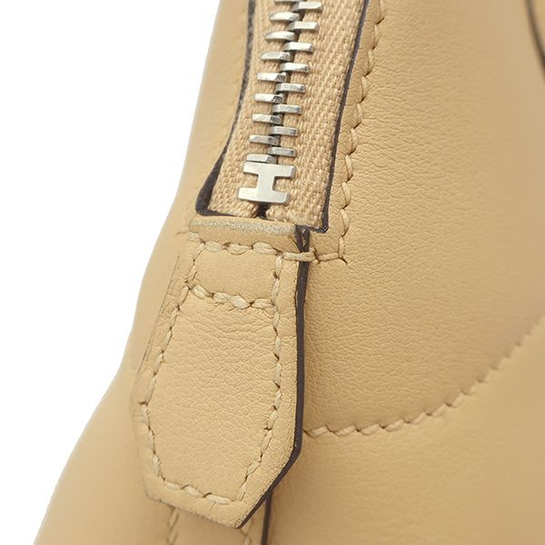 Hermes 2-Way Bag Bolide 27 Swift Natural Sable Silver Hardware Shoulder Stamped