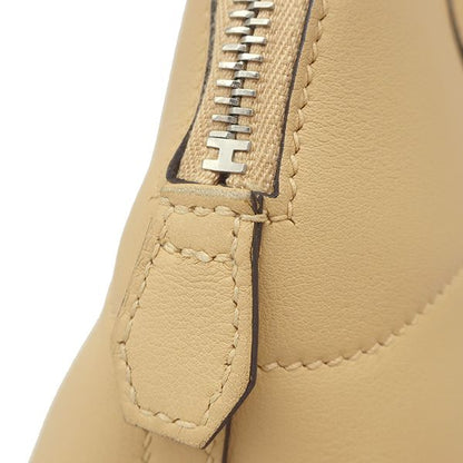 Hermes 2-Way Bag Bolide 27 Swift Natural Sable Silver Hardware Shoulder Stamped