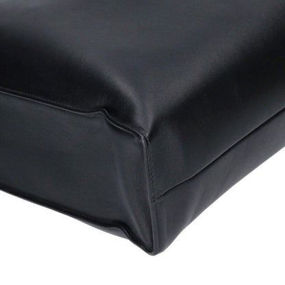 Prada 2vg111 Logo Plate Leather 2WAY Tote Bag Men's