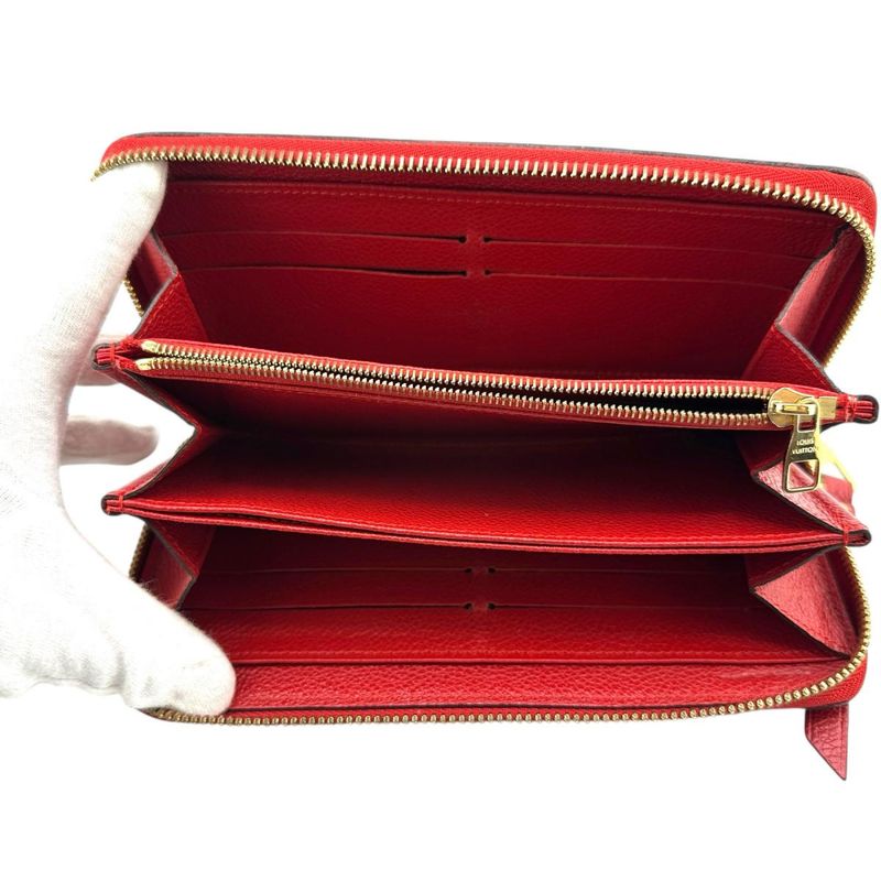 Louis Vuitton M60547 Monogram Empreinte Round Zipper Zippy Wallet Long Wallet