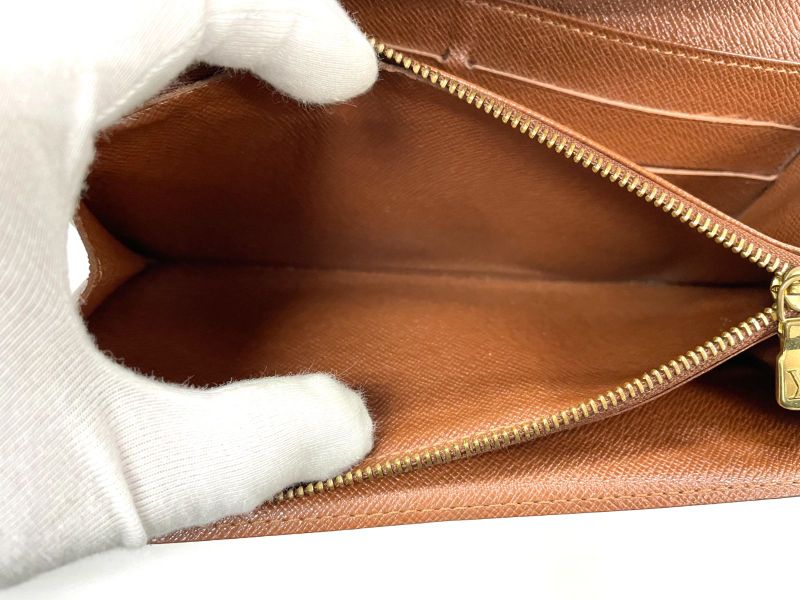 Louis Vuitton Monogram Pochette Portmonnaie Cles Di Long Wallet M61726 Brown