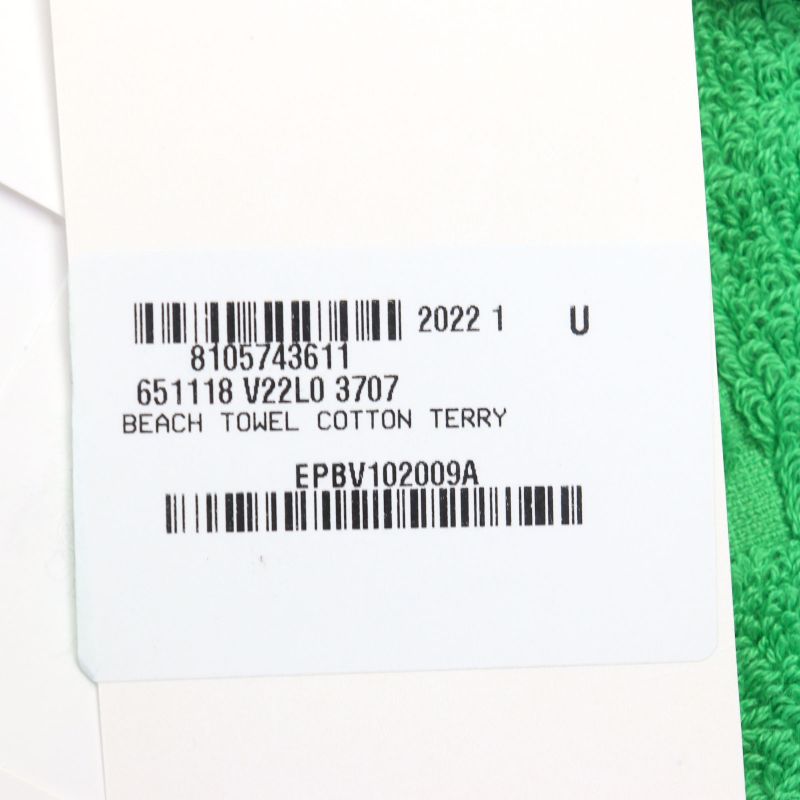 Bottega Veneta 2022 651118 Beach Towel Cotton Terry 100% Cotton