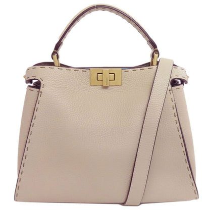 Fendi Peekaboo Mini Selleria 2WAY Handbag Calf Women