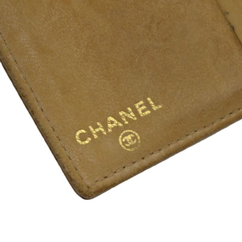 Chanel Wallet Folded Caviar Skin Beige 62kb036