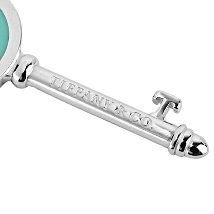Tiffany & Co Tiffany Charm Heart Key Pendant Silver