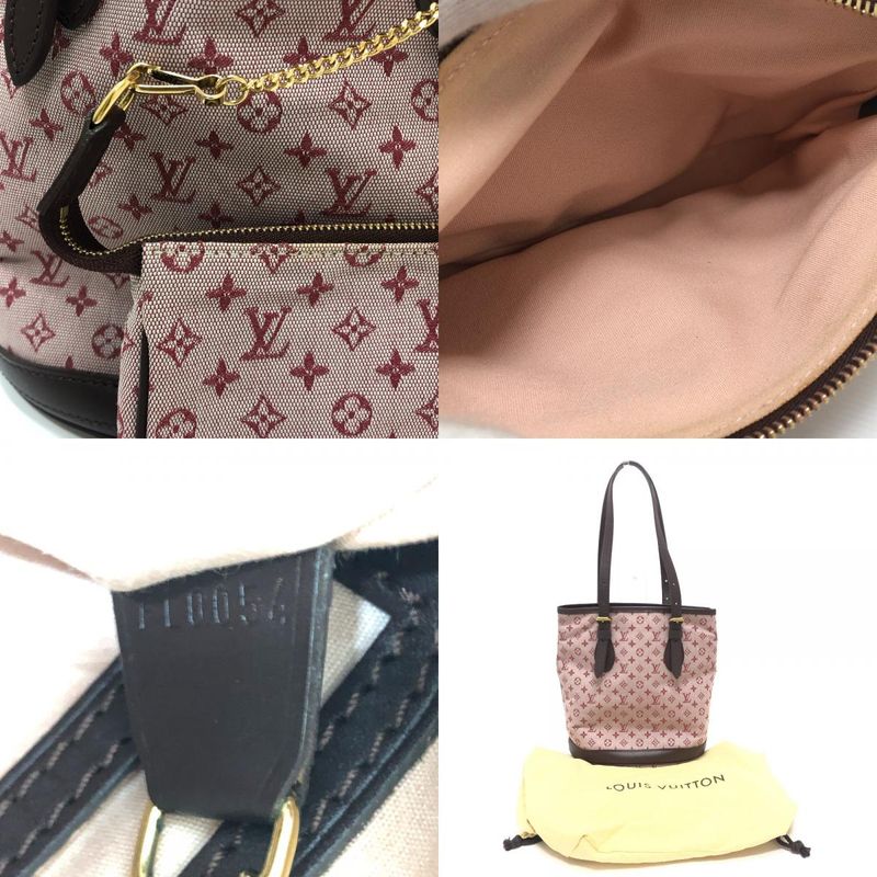 Louis Vuitton Handbag Bucket PM Cherry Pink