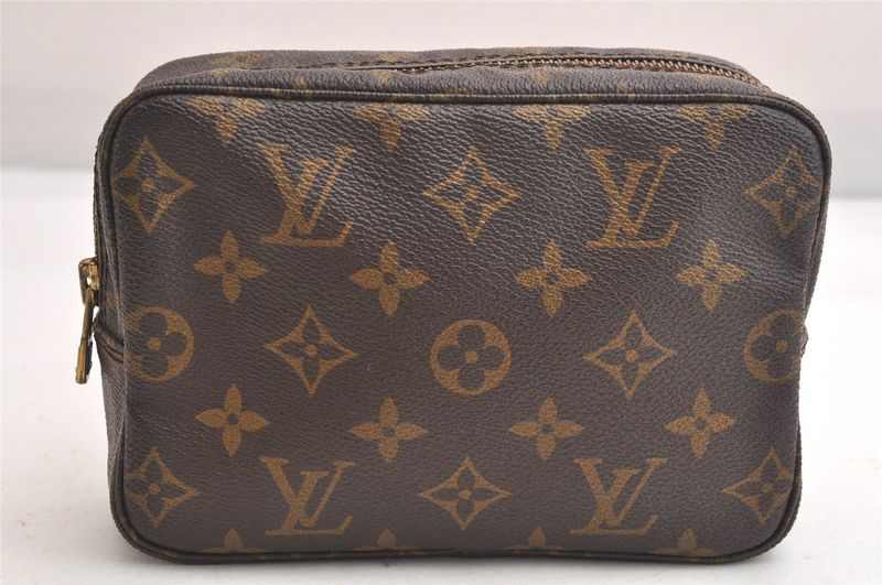 Louis Vuitton Monogram Trousse Toilette 18 Clutch Handbag M47526 LV 3351n