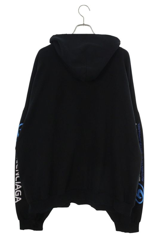 Balenciaga 24SS Surfer MAXI Hoodie 761458 Tpvu7 Surfer Maxi Logo Print Pullover