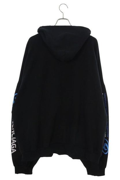 Balenciaga 24SS Surfer MAXI Hoodie 761458 Tpvu7 Surfer Maxi Logo Print Pullover