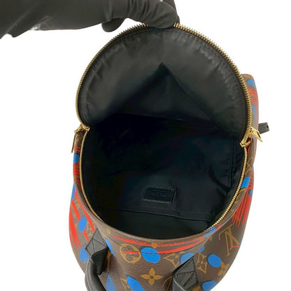 Louis Vuitton Palm Springs Monogram Jungle Dot Leather Backpack Daypack