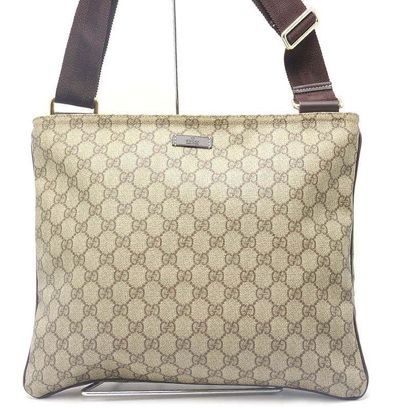 Gucci GG Supreme 201446 Shoulder Bag Beige