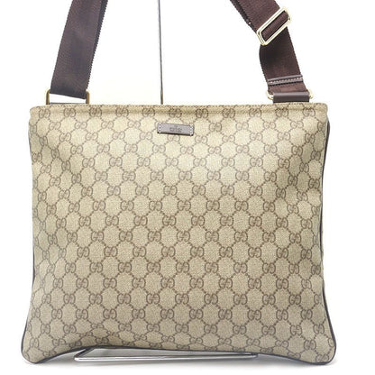 Gucci GG Supreme 201446 Shoulder Bag Beige
